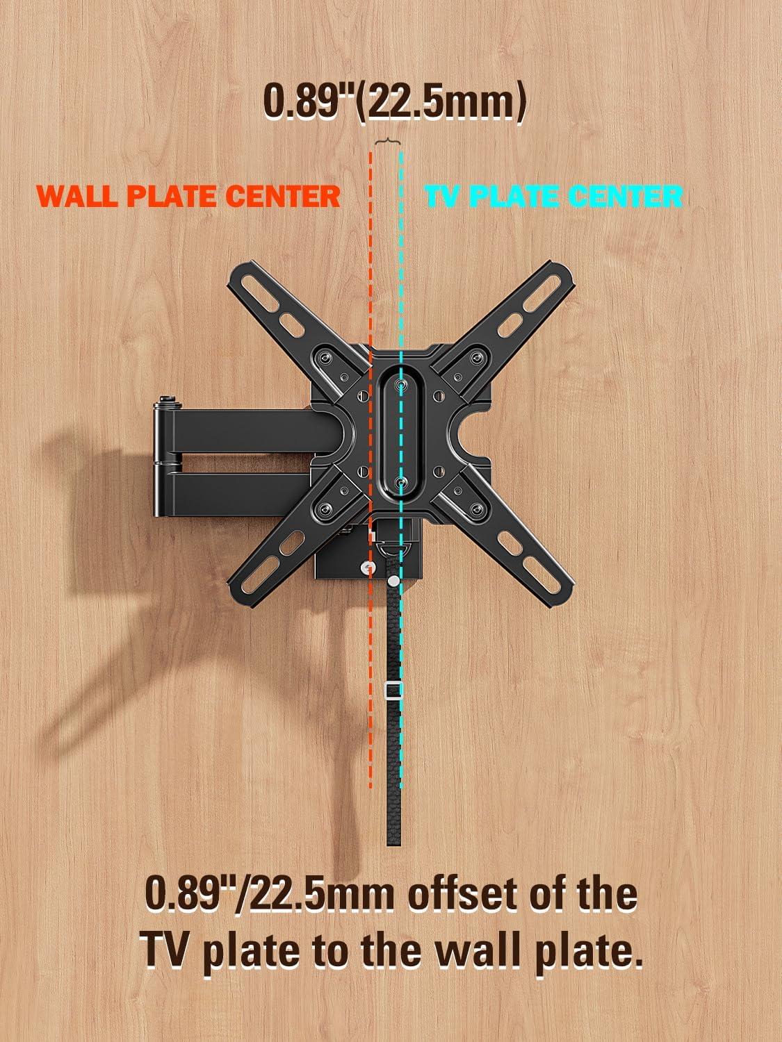 imageMounting Dream UL Listed Lockable RV TV Mount for Most 1343 inch TV RV Mount for Camper Trailer Motor Home Full Motion TV Wall Mount Quick Release with Dual Wall Plates VESA 200mm 22 lbs MD2212