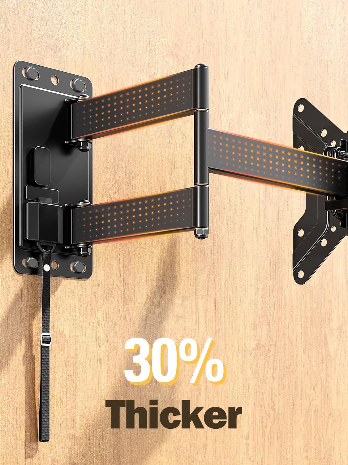 imageMounting Dream UL Listed Lockable RV TV Mount for Most 1743 inch TV RV Mount for Camper Trailer Motor Home Boat Truck Full Motion Unique One Step Lock RV TV Wall Mount VESA 200mm 44 lbs MD2210