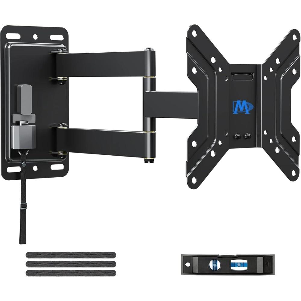 imageMounting Dream UL Listed Lockable RV TV Mount for Most 1743 inch TV RV Mount for Camper Trailer Motor Home Boat Truck Full Motion Unique One Step Lock RV TV Wall Mount VESA 200mm 44 lbs MD2210
