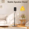 imageMounting Dream Height Adjustable Speaker Stands Mounts One Pair Floor Stands Heavy Duty Base Extendable Tube 11 LBS Capacity Per Stand MAX 39quot Height Adjustment MD5401 Speakers Not Included