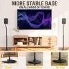 imageMounting Dream Height Adjustable Speaker Stands Mounts One Pair Floor Stands Heavy Duty Base Extendable Tube 11 LBS Capacity Per Stand MAX 39quot Height Adjustment MD5401 Speakers Not Included