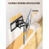 imageMounting Dream Sliding TV Wall Mount for 4286quot TVs Full Motion Articulating Dual Arms Easy TV Centering Max VESA 600x400mm 132 lbs MD2198