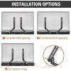 imageMounting Dream Soundbar Bracket Sound Bar TV Mount Designed for TVs with Protruded Bottom on Back  Holds Up to 15 lbs  with Adjustable Arm and LShaped Bracket for Mounting Above Under TVs MD5421