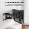 imageMounting Dream Soundbar Mount with Easy Access Design for SONOS Beam SoundBar Bracket with Sliding Block Fits TV up to VESA 600x400mm Compatible with The Beam Constructed of Duty Aluminum ProfileBlack