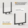 imageMounting Dream Soundbar Mount with Easy Access Design for SONOS Beam SoundBar Bracket with Sliding Block Fits TV up to VESA 600x400mm Compatible with The Beam Constructed of Duty Aluminum ProfileBlack