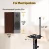 imageMounting Dream Speaker Stands Height Adjustable for Satellite ampamp Small Bookshelf Speakers Set of 2 Floor Stand Mount for Bose Polk JBL Sony Yamaha and Others  11LBS Capacity MD5402