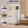 imageMounting Dream Speaker Stands Pair Max 39quot Height Adjustable Heavy Duty Base 11 lbs Capacity Each Set of 2 Universal Floor Stands
