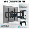 imageMounting Dream TV Wall Mount for 4275 Inch TVs Full Motion Articulating Bracket with Swivel and Tilt Max VESA 600x400mm Up to 100lbs Fits 16quot Wood Studs MD2619