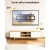imageMounting Dream TV Wall Mount for Most 3265 Inch TV Full Motion TV Mount with Dual Arms Wall Mount Bracket with Swivel and Tilt Fits 16quot 18quot 24quot Studs Max VESA 400x400mm 99 LBS MD238024K4284 Premium TV Wall Mount