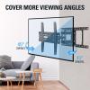 imageMounting Dream TV Wall Mount for Most 3265 Inch TV Full Motion TV Mount with Dual Arms Wall Mount Bracket with Swivel and Tilt Fits 16quot 18quot 24quot Studs Max VESA 400x400mm 99 LBS MD238024K2655 TV Mount