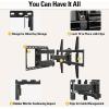 imageMounting Dream UL Listed TV Wall Mount for Most 4284 Inch TV Full Motion TV Mount with Swivel and Tilt TV Bracket with Articulating Dual Arms Fits 16inch Studs Max VESA 600X400 mm 100 lbsMD2617