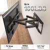 imageMounting Dream UL Listed TV Wall Mount for Most 4284 Inch TV Full Motion TV Mount with Swivel and Tilt TV Bracket with Articulating Dual Arms Fits 16inch Studs Max VESA 600X400 mm 100 lbsMD2617