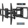 imageMounting Dream TV Wall Mount UL Listed Full Motion Mount Bracket for 4284 Inch Flat Screen TVs Swivel Articulating Dual Arms Max VESA 600x400mm 100 LBS Loading Fits 16 Inches Wood Studs MD2296