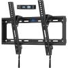 imageMounting Dream Tilting TV Mounts for Most 2660 Inch LED LCD TVs up to VESA 400 x 400mm and 88 LBS Loading Capacity TV Wall Mount with Unique Strap Design for Easily Lock and Release MD2268MK