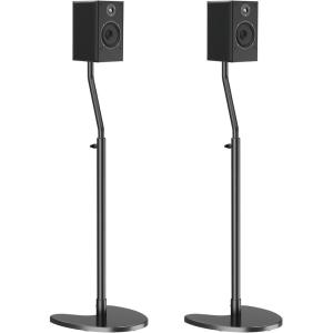 imageMounting Dream Height Adjustable Speaker Stands Mounts One Pair Floor Stands Heavy Duty Base Extendable Tube 11 LBS Capacity Per Stand MAX 39quot Height Adjustment MD5401 Speakers Not Included