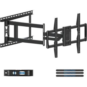 imageMounting Dream Long Arm TV Wall Mount for 3775 Inch TV Corner TV Wall Mount with 32 Long Extension Full Motion TV Mount Swivel ampamp Tilt Fits Max VESA 600x400mm100 lbs 161824 Studs MD2285LA