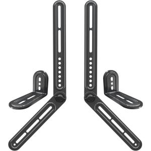 imageMounting Dream Soundbar Mount Fits Most Sound Bars Up to 15 lbs Mounting Soundbar Above or Under TV Sound Bar Mounting Brackets for TV Sound Bar Mount with Detachable Extension Plates MD5422