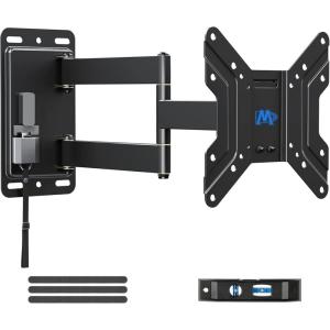 imageMounting Dream UL Listed Lockable RV TV Mount for Most 1743 inch TV RV Mount for Camper Trailer Motor Home Boat Truck Full Motion Unique One Step Lock RV TV Wall Mount VESA 200mm 44 lbs MD2210