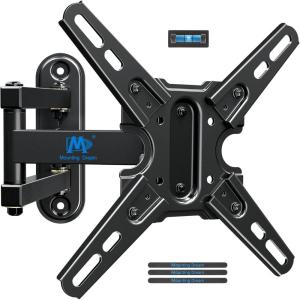imageMounting Dream UL Listed TV Mount Swivel and Tilt for Most 1342 Inch TVs Full Motion TV Wall Mount Bracket with Articulating Arm Max VESA 200x200mm Loading 50 lbs MD2465