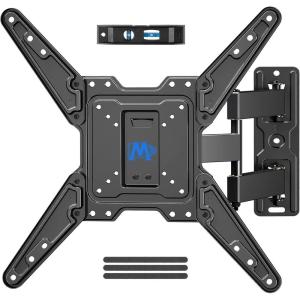 imageMounting Dream UL Listed TV Wall Mount for Most 2655 Inch TVs Full Motion TV Mount with Perfect Center Design Articulating Wall Mount TV Bracket Swivel and Tilt Max VESA 400x400mm Up to 77LBS