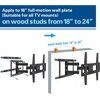 image:imageMD Mounting Dream MD5231 TV Wall Mount Extended Bracket For 16 Wall plate Fitting 18  24 Wood Stud Max Loading Capacity of 154 LB