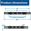 image:imageMD Mounting Dream MD5231 TV Wall Mount Extended Bracket For 16 Wall plate Fitting 18  24 Wood Stud Max Loading Capacity of 154 LB